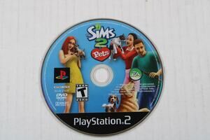The Sims 2: Pets (Sony PlayStation 2, PS2 2006) Authentic, game disc only, works